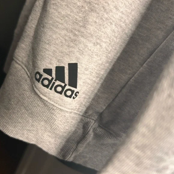 Adidas Women's Gray Sweatshirt pullover - Picture 9 of 10